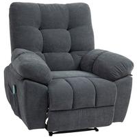 MASSAGESESSEL Polyester Stahl Dunkelgrau - Dunkelgrau, Textil (100/107/102cm) - HOMCOM