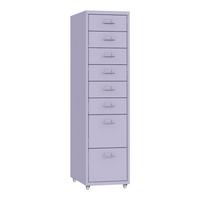 ROLLCONTAINER Kökar - Lila, Metall (28/109/41cm) - [en.casa]