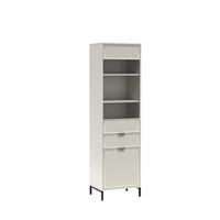 VITRINE ZIGO 195,6 / 54,5 cm in Kaschmir - Kaschmir, Holzwerkstoff (54.5/195.6/40.6cm) - MASSENO