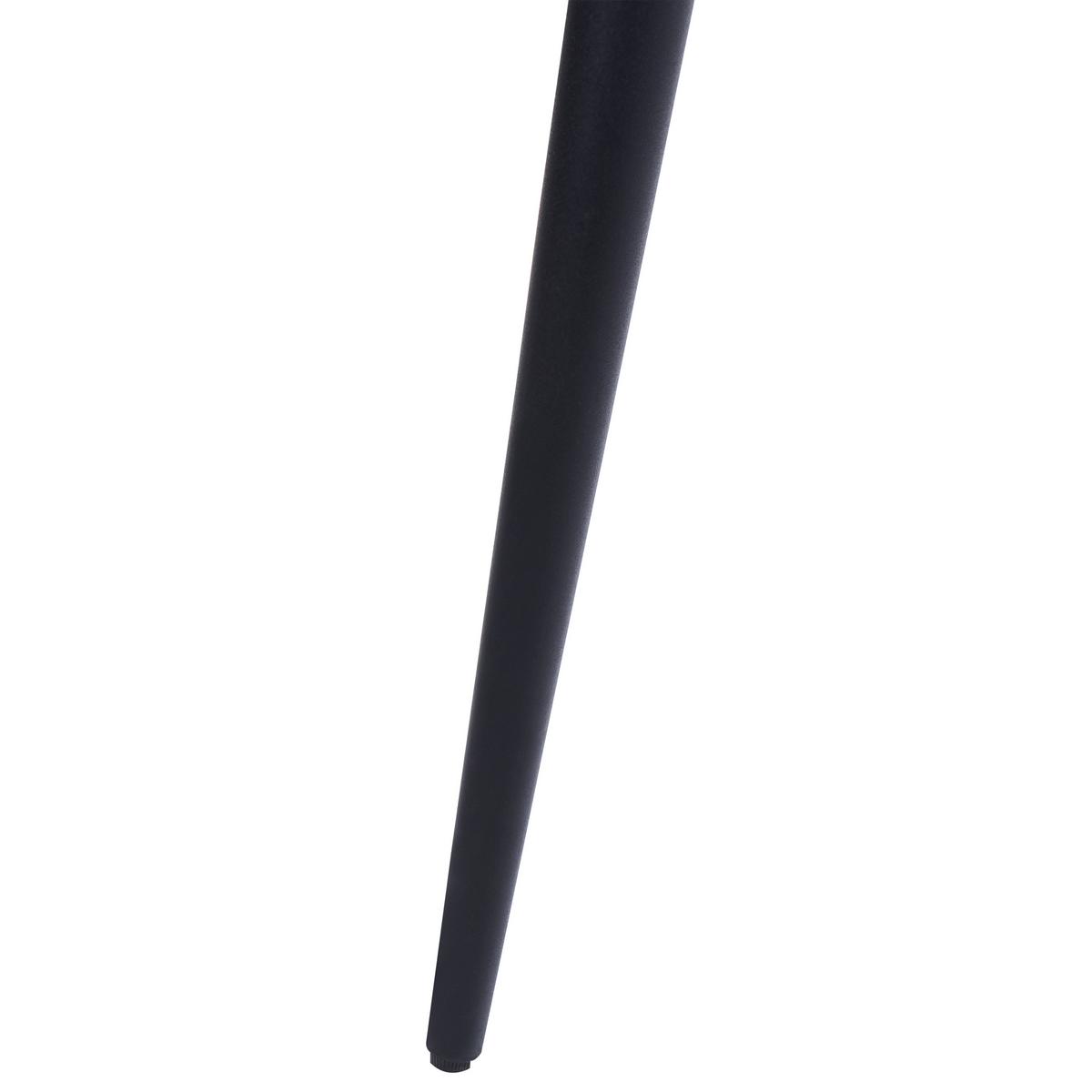 ESSTISCH weiß/schwarz 120/160/80 cm ausziehbar Staverton - Schwarz/Weiß, Holzwerkstoff (120/80/76cm) - Beliani