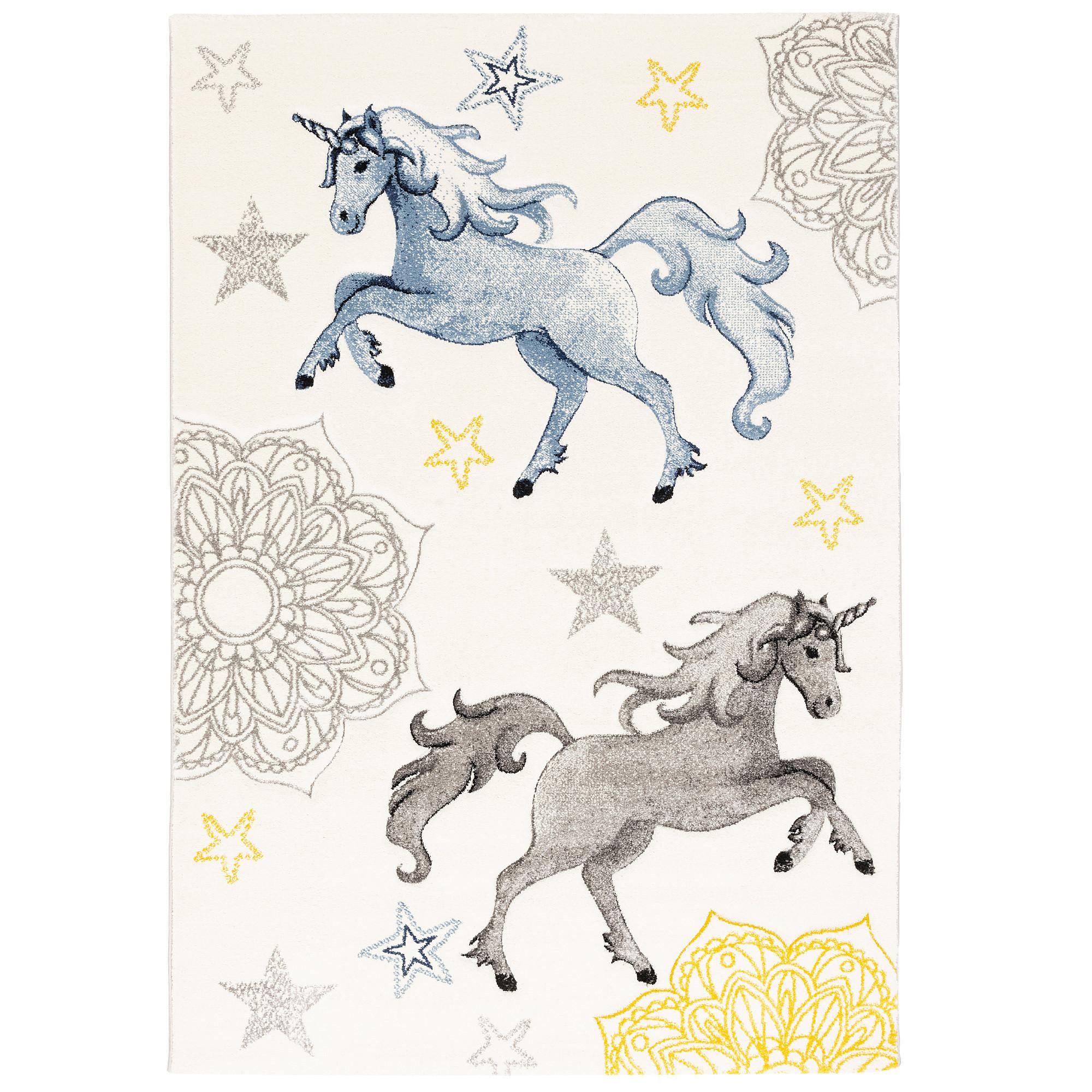 KINDER TEPPICH MAUI KIDS PFERDE STARS - Multicolor, Textil (160/230cm) - Pergamon
