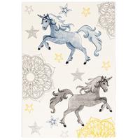 KINDER TEPPICH MAUI KIDS PFERDE STARS - Multicolor, Textil (200/290cm) - Pergamon