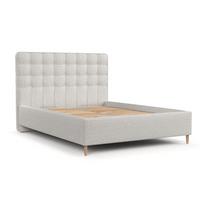 POLSTERBETT Paloma 120/200 cm Hellbeige im Riva Stoff - Beige/Naturfarben, Holz/Holzwerkstoff (120/200cm) - AltaBeds