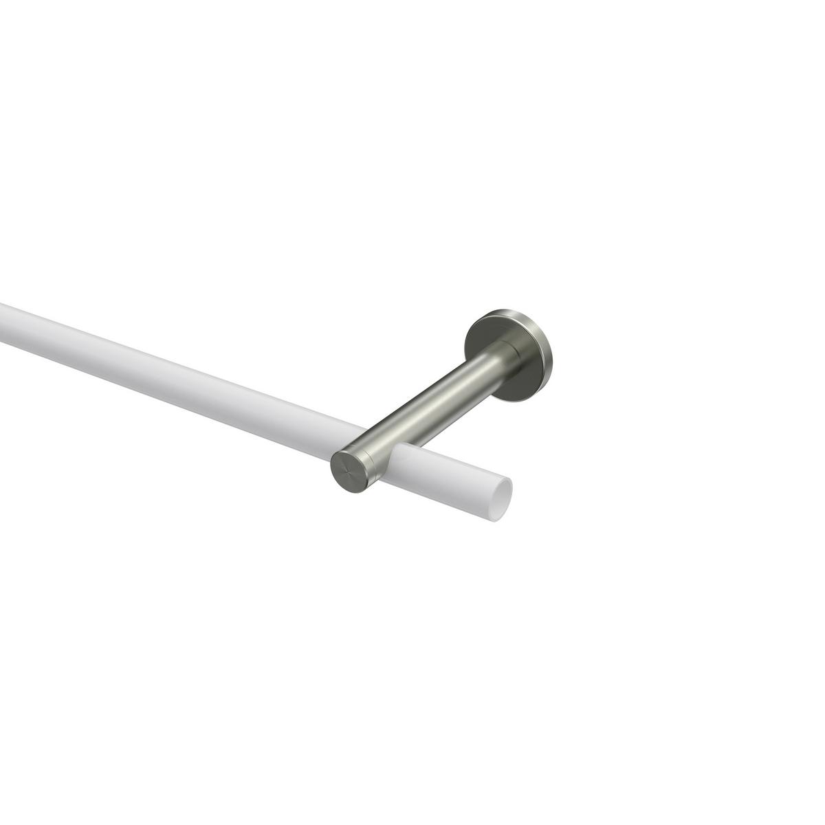 TRÄGER FÜR GARDINENSTANGEN 16 mm Ø, Enorma 1-läufig, Edelstahl - Edelstahlfarben, Metall (11/3.8/3.8cm) - INTERDECO