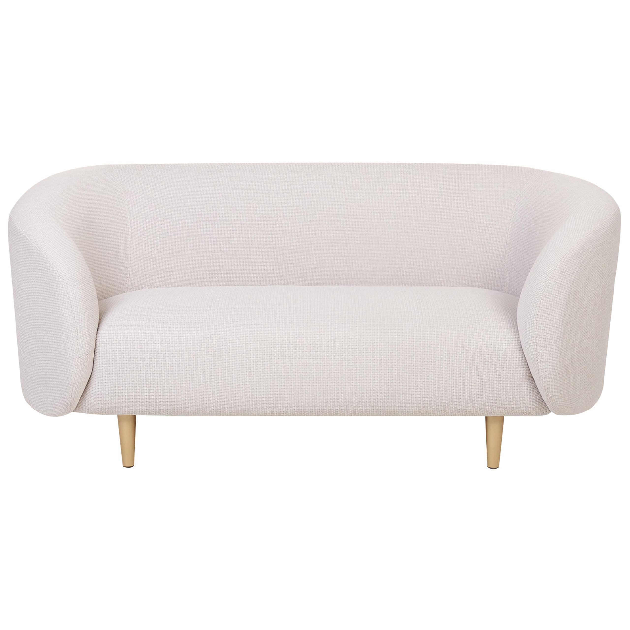 2-SITZER-SOFA Polsterbezug Beige Loen - Beige, Textil (155/79/70cm) - Beliani