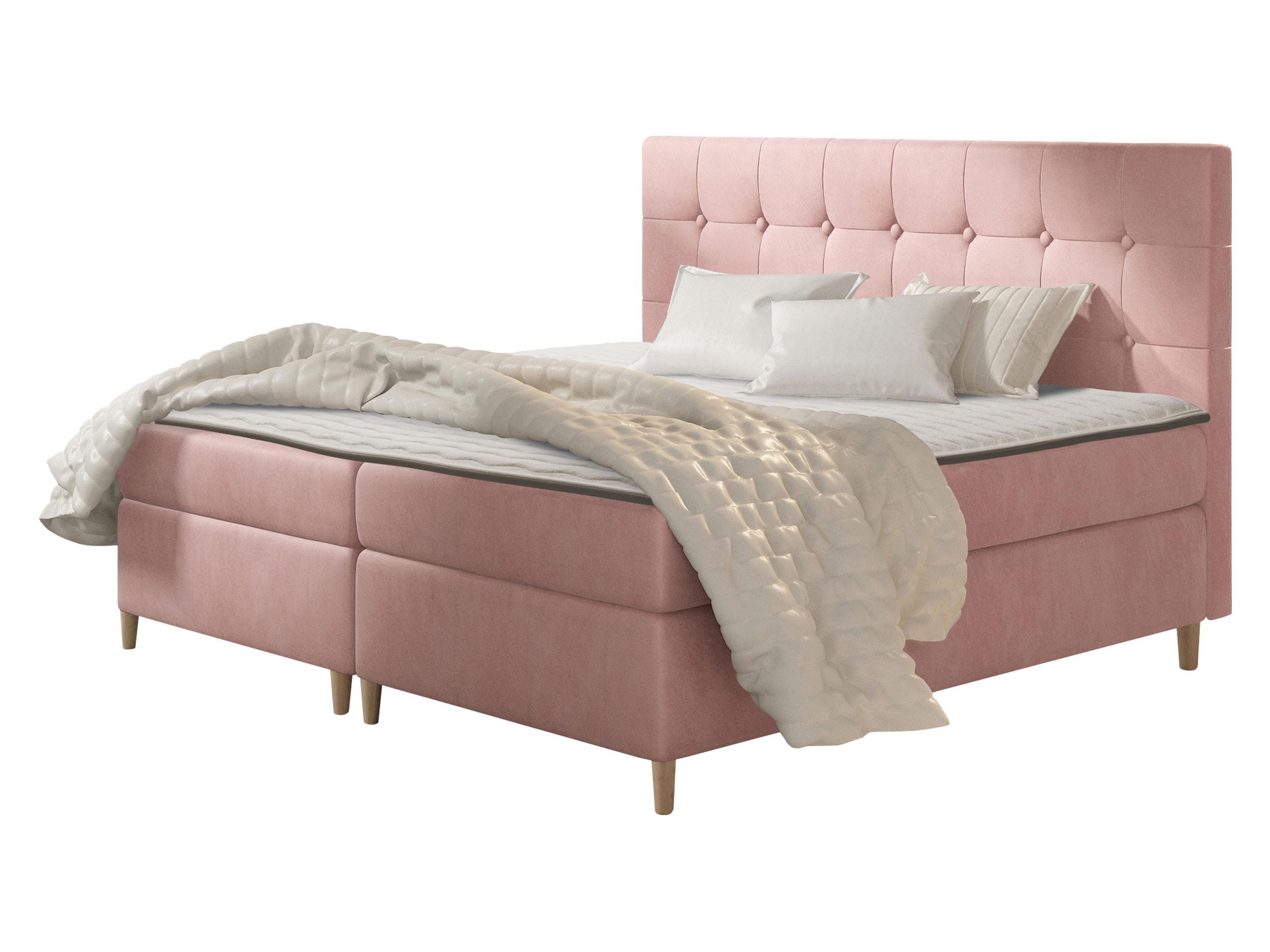 BOXBETT Avanti - H3 - Rosa, Holz/Textil (160/200cm) - MIRJAN24