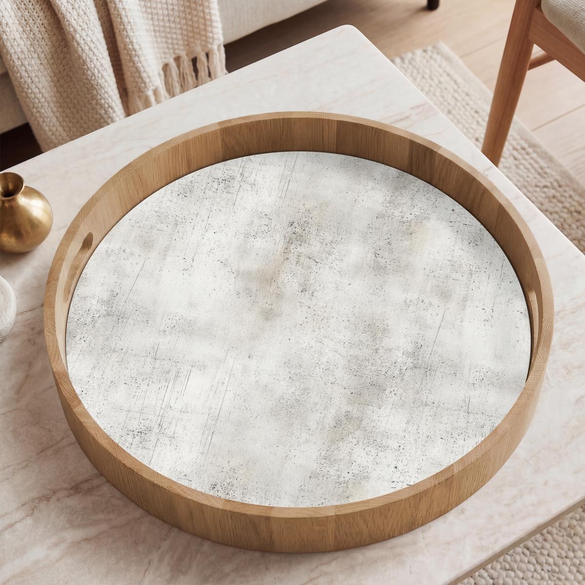 TABLETT Grau - Beton - Verwittert 50x50 cm - Hellgrau, Holz (50/5/5cm) - OnlyWow