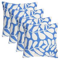 OUTDOORKISSEN 4er Set - Blau, Textil (43/43cm) - icon