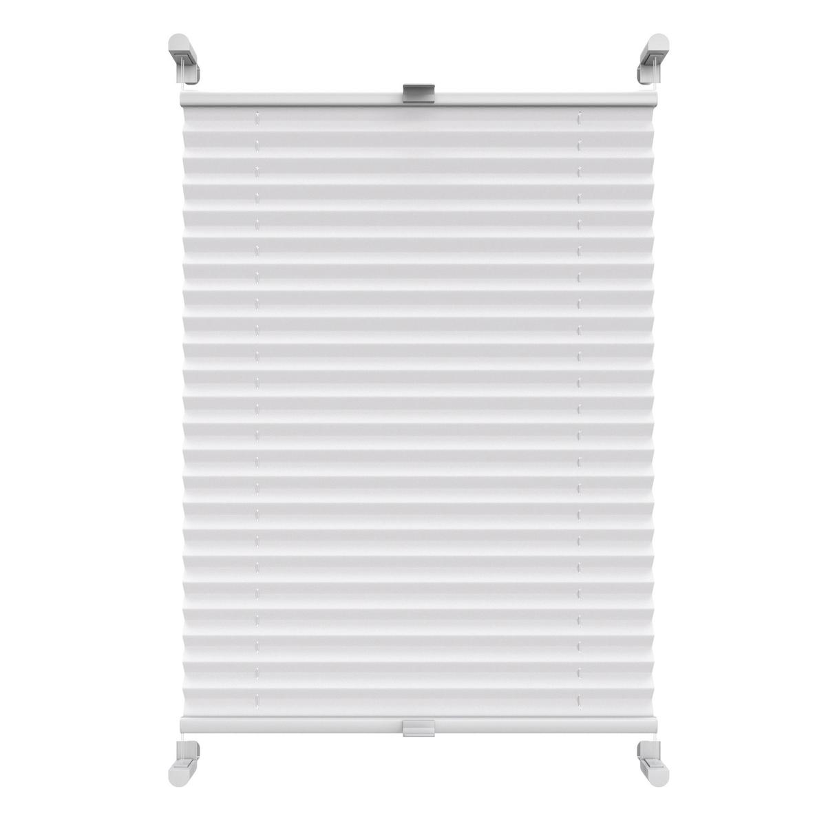 PLISSEE Thermo Basic 110 x 150cm Klemmfix ohne Bohren - Weiß, Textil (110/150cm) - Deco-Raum