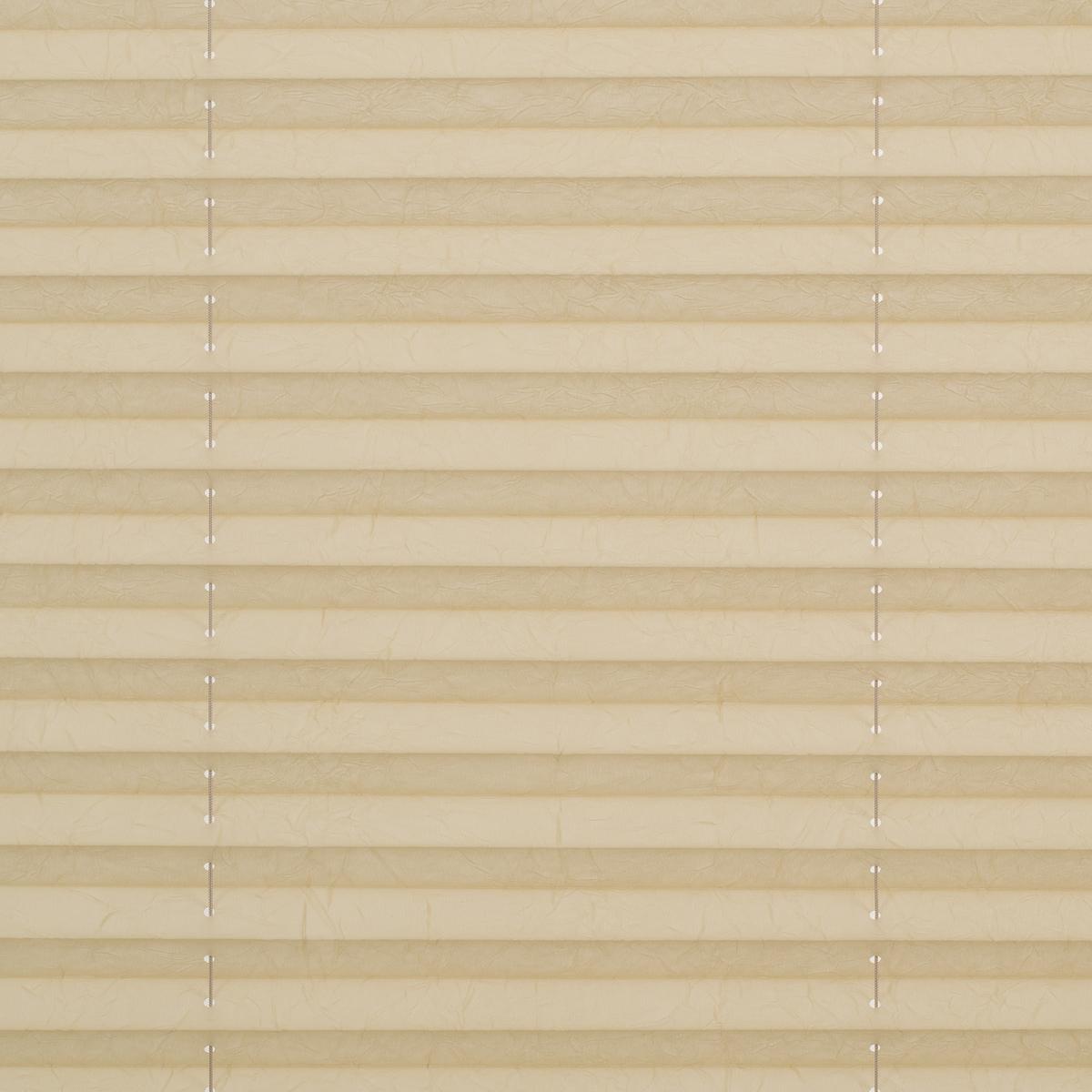 PLISSEE KLEMMFIX, OHNE BOHREN, VERSPANNT - Creme, Kunststoff (75/130cm) - Lichtblick Original