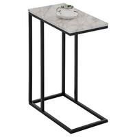 BEISTELLTISCH DEBORA Marmor weiß - Weiß, Holzwerkstoff (26/46/61cm) - IDIMEX