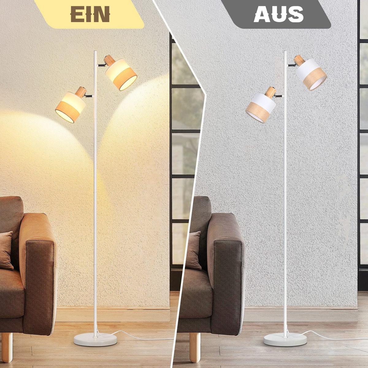 STEHLAMPE CALDWELL Ⅲ 27/22/145 cm - Schwarz, Metall (27/22/145cm) - Nettlife