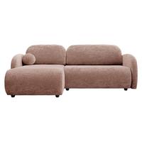 ECKSOFA Dream L - Gelb/Schwarz, Holz/Kunststoff (233/160cm) - MIRJAN24