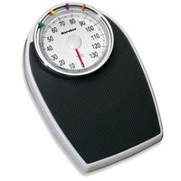 PERSONENWAAGE Libro, analog/mechanisch, Retro-Design, bis max 136kg - Schwarz, Metall (43/28.5/8.3cm) - Karcher