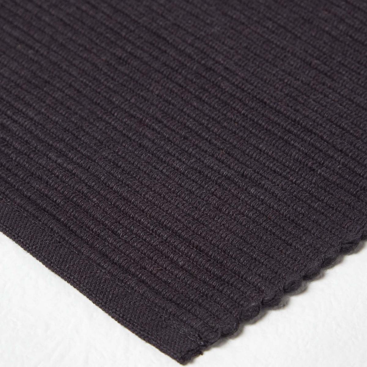 TISCHSET schwarz im 2er-Set 33/50 cm, 100% Baumwolle - Schwarz, Textil (33/50cm) - Homescapes