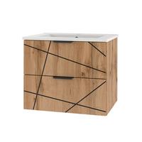 WASCHTISCH 60cm Teren Holz - Braun, Holzwerkstoff (60/50/45.8cm) - Petits-meubles