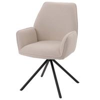 ESSZIMMERSTUHL Cremeweiß - Creme/Weiß, Textil (60/86/60cm) - MCW