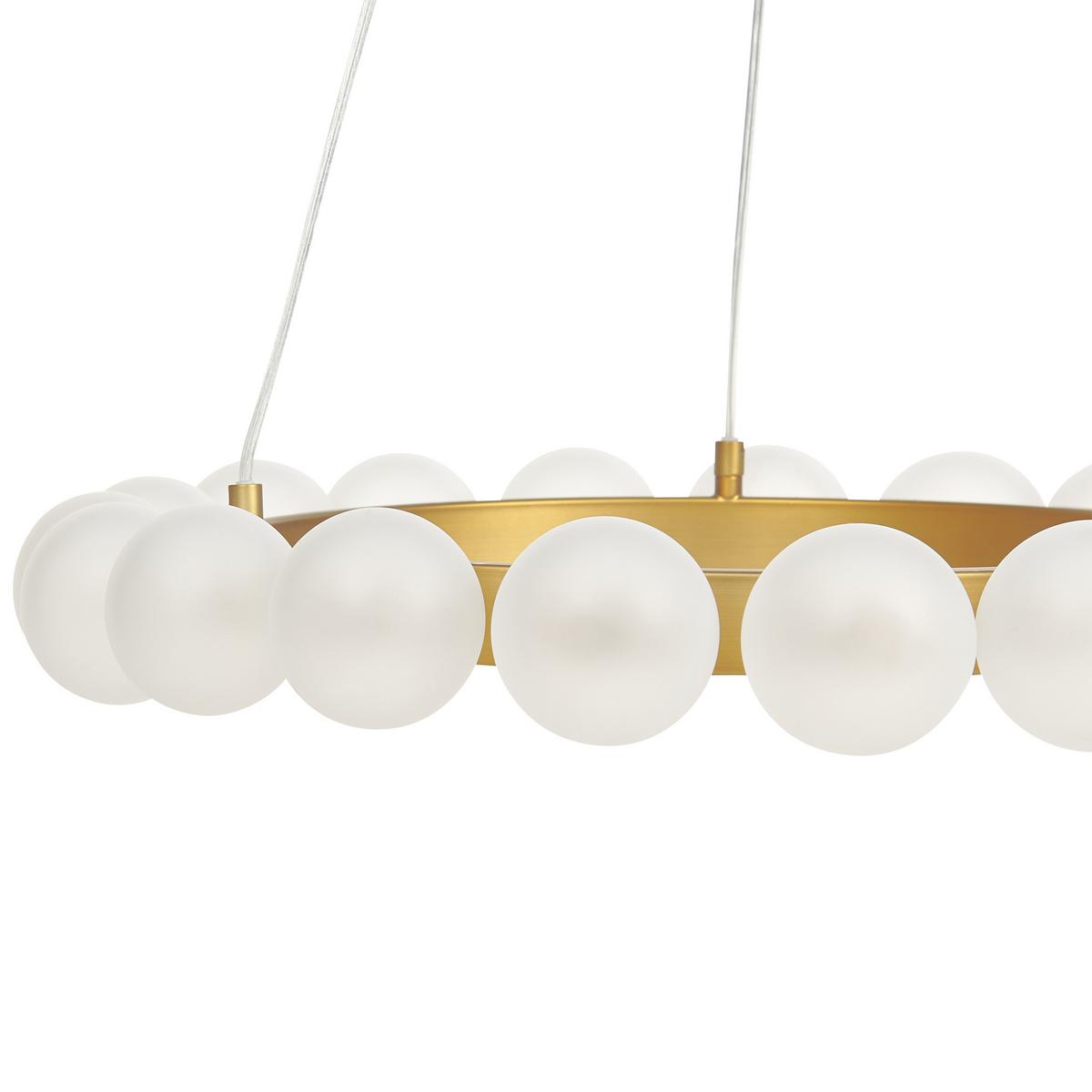 KRONLEUCHTER Georges 59/59/146 cm - Goldfarben, Metall (59/59/146cm) - Beliani