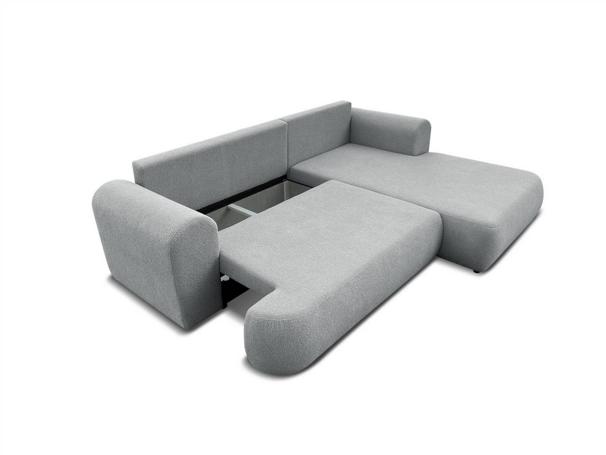 ECKSOFA Anike In Now Or Never - Creme, Holzwerkstoff/Textil (260/173cm) - Fun Möbel