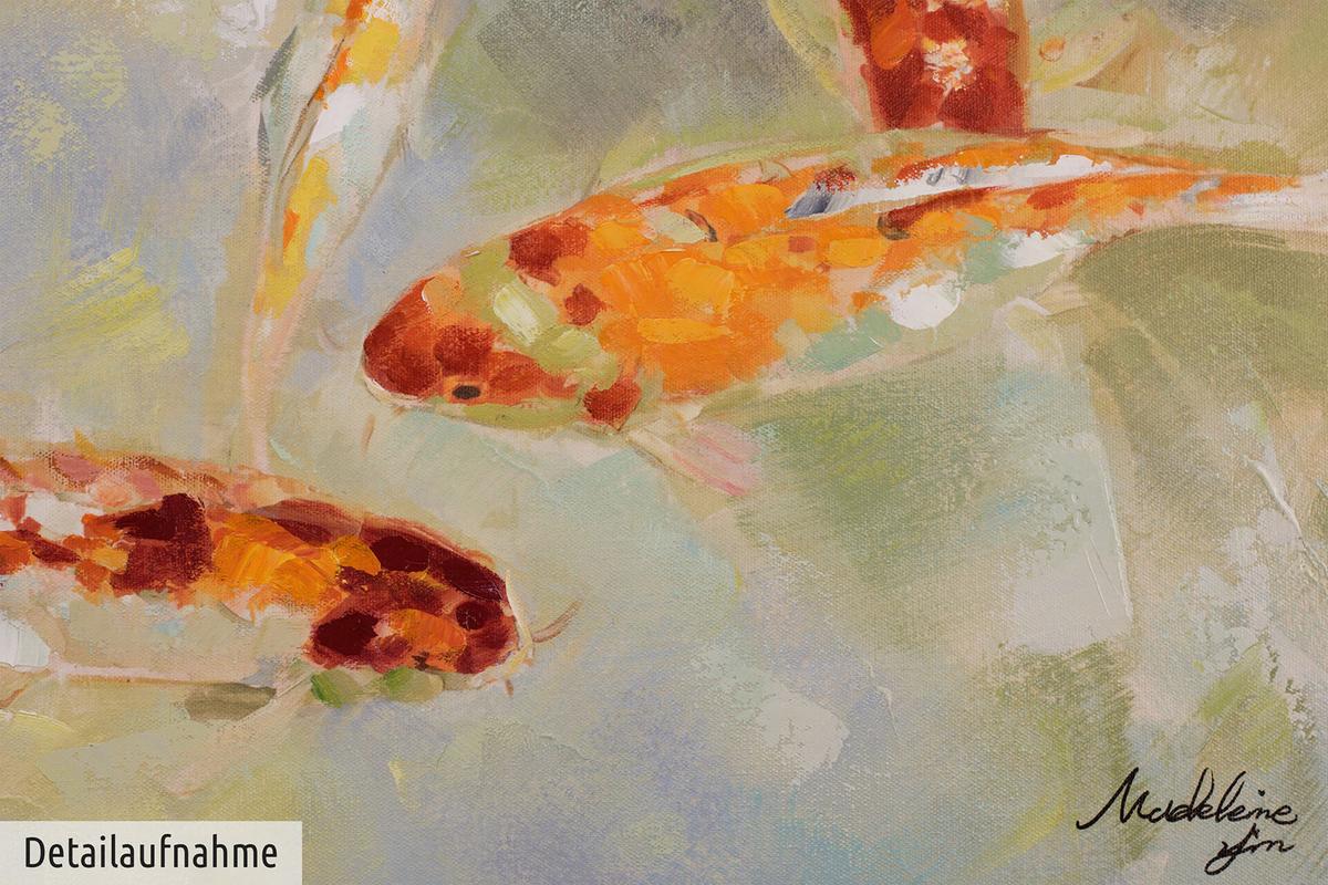 ACRYLBILD HANDGEMALT 100/70 cm - Multicolor, Holz/Textil (100/70cm) - KUNSTLOFT