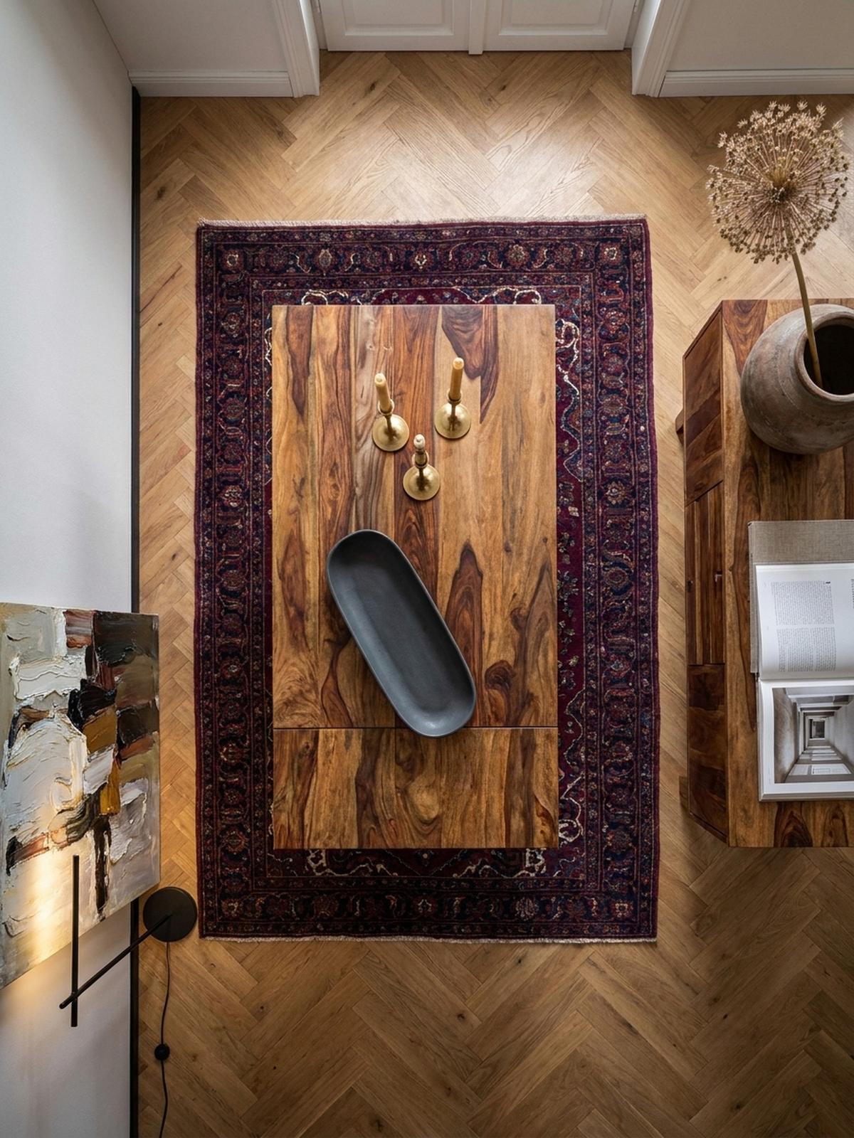 ESSZIMMERTISCH – Massivholz Braun 120–200 cm rechteckig verlängerbar - Braun, Holz (80/120/76cm) - KADIMA DESIGN