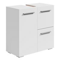 WASCHBECKENUNTERSCHRANK Mars Weiß - 60 x 30 x 60 cm - Weiß, Holz (60/60/30cm) - Badplaats