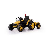 TRAKTOR 12V Gelb - Gelb, Kunststoff (152/71/69cm) - COSTWAY