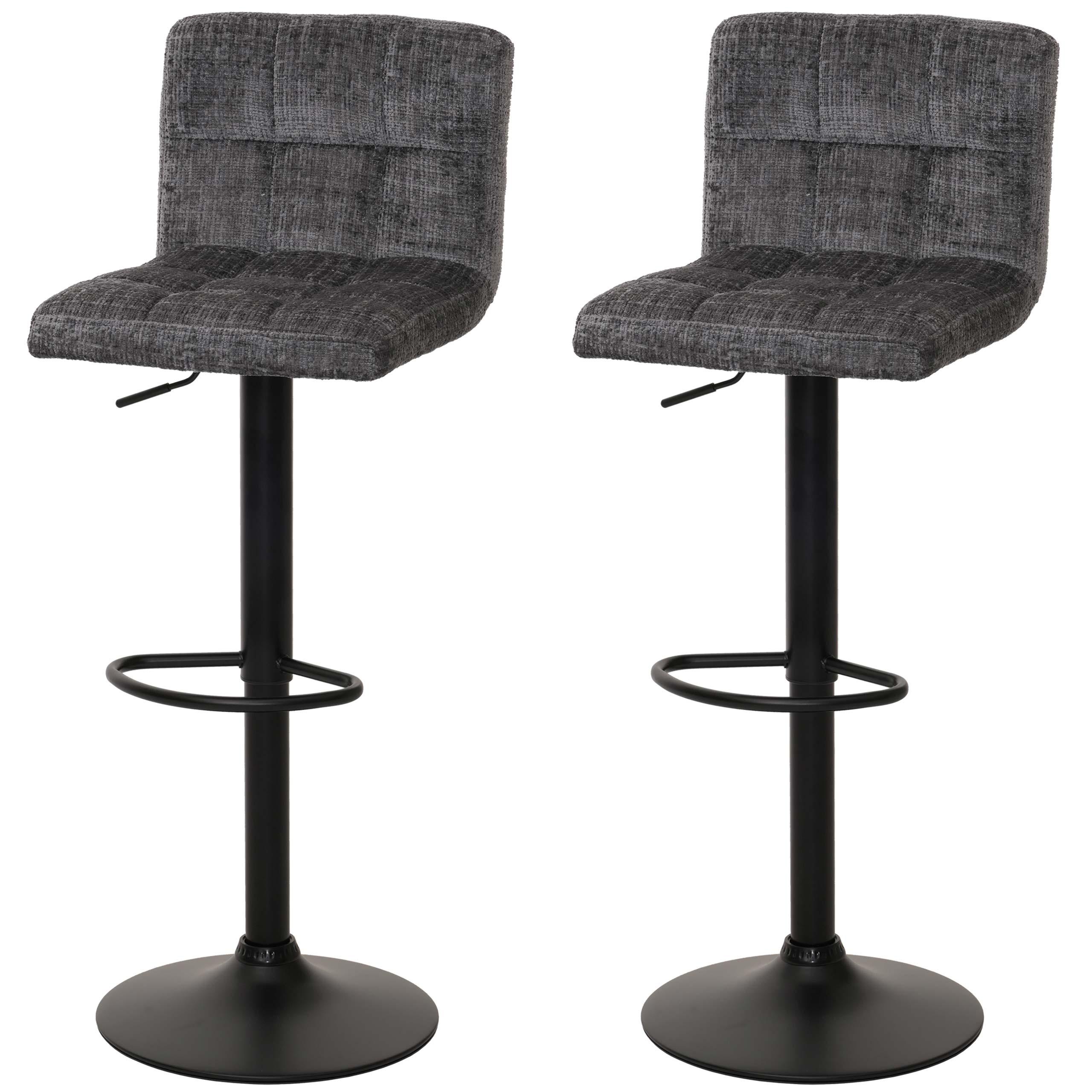 BARHOCKER Grau 2er-Set - Grau, Textil (38/107/41cm) - MCW