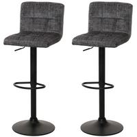 BARHOCKER Grau 2er-Set - Grau, Textil (38/107/41cm) - MCW