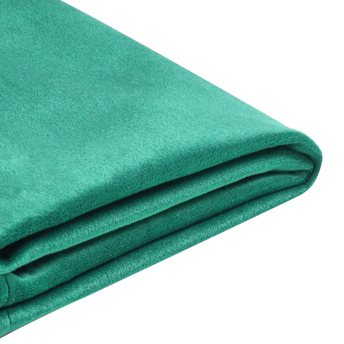 POLSTERBETT 140/200cm Dunkelgrün Fitou - Dunkelgrün, Textil (140/200cm) - Beliani