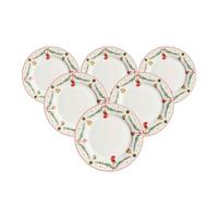 FRÜHSTÜCKSTELLER Holly bunt ø 20,5 cm 6er Set - Multicolor, Keramik (20.5cm) - Ritzenhoff Breker