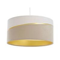 HÄNGELEUCHTE Weiß 60/30 cm - Beige/Weiß, Kunststoff (60/0.4/30cm) - ONZENO