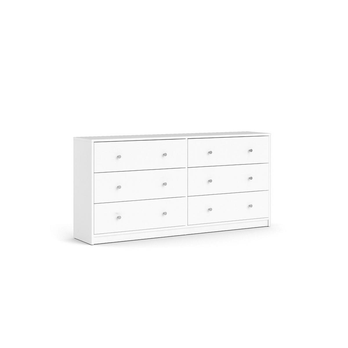 KOMMODE Weiß - Weiß, Holzwerkstoff (143/68/32cm) - ebuy24
