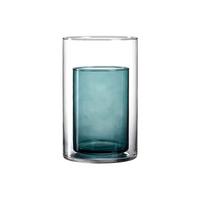 WINDLICHT Duo 22 cm - Blau, Glas (14/22/14cm) - Ritzenhoff Breker