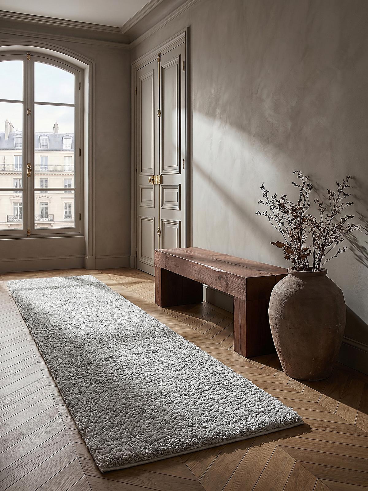 TEPPICH LYNE, einfarbig, Grau, 120 x 170 cm - Grau, Textil (170/120cm) - KADIMA DESIGN