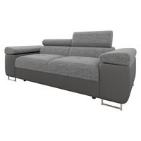 SOFA Torezio 2 - Greige, Holz/Textil (198/90/102cm) - MIRJAN24