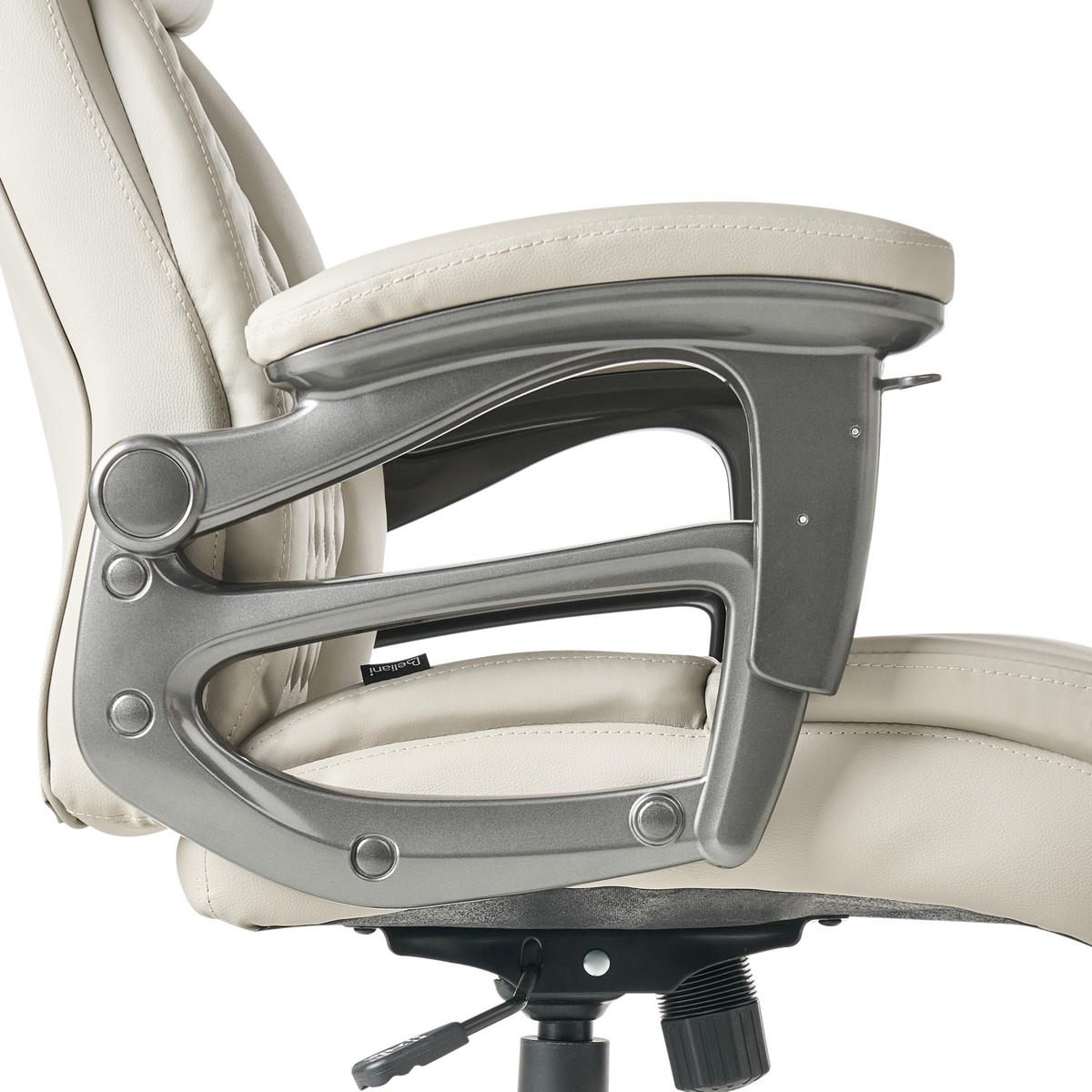 CHEFSESSEL Beige Gallant - Beige/Silberfarben, Kunststoff (66/113/66cm) - Beliani