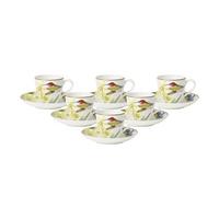 ESPRESSOTASSEN MIT UNTERTASSEN Amazonia bunt 60 ml 6er Set - Multicolor, Keramik (12/7.9/12cm) - Villeroy & Boch