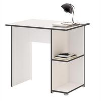 SCHREIBTISCH KUBA - Weiß/Grau, Holzwerkstoff (82/76/60cm) - CARO-Möbel
