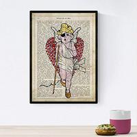 POSTER Plakat Amor A4 Rahmenlos - Klar, Papier (29.7/5/21cm) - Nacnic