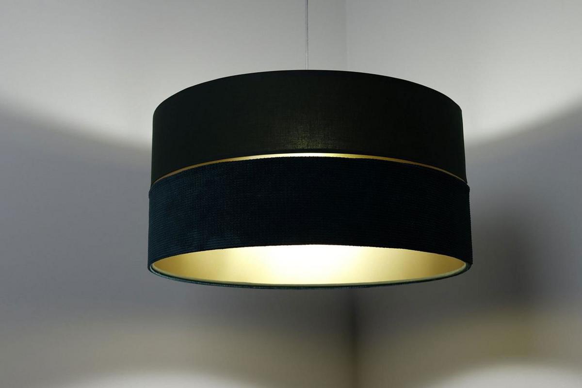 HÄNGELEUCHTE Grün 40/20 cm - Goldfarben/Grün, Kunststoff (40/0.6/20cm) - ONZENO