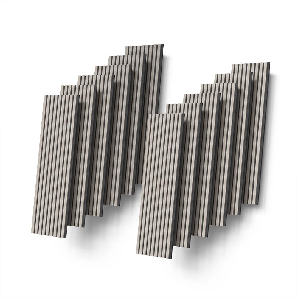 WANDPANEELE Grivola Eiche 12 Stück - Eichefarben, Holzwerkstoff (120/40/1.8cm) - Livinity®