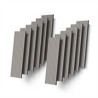 WANDPANEELE Grivola Eiche 12 Stück - Eichefarben, Holzwerkstoff (120/40/1.8cm) - Livinity®