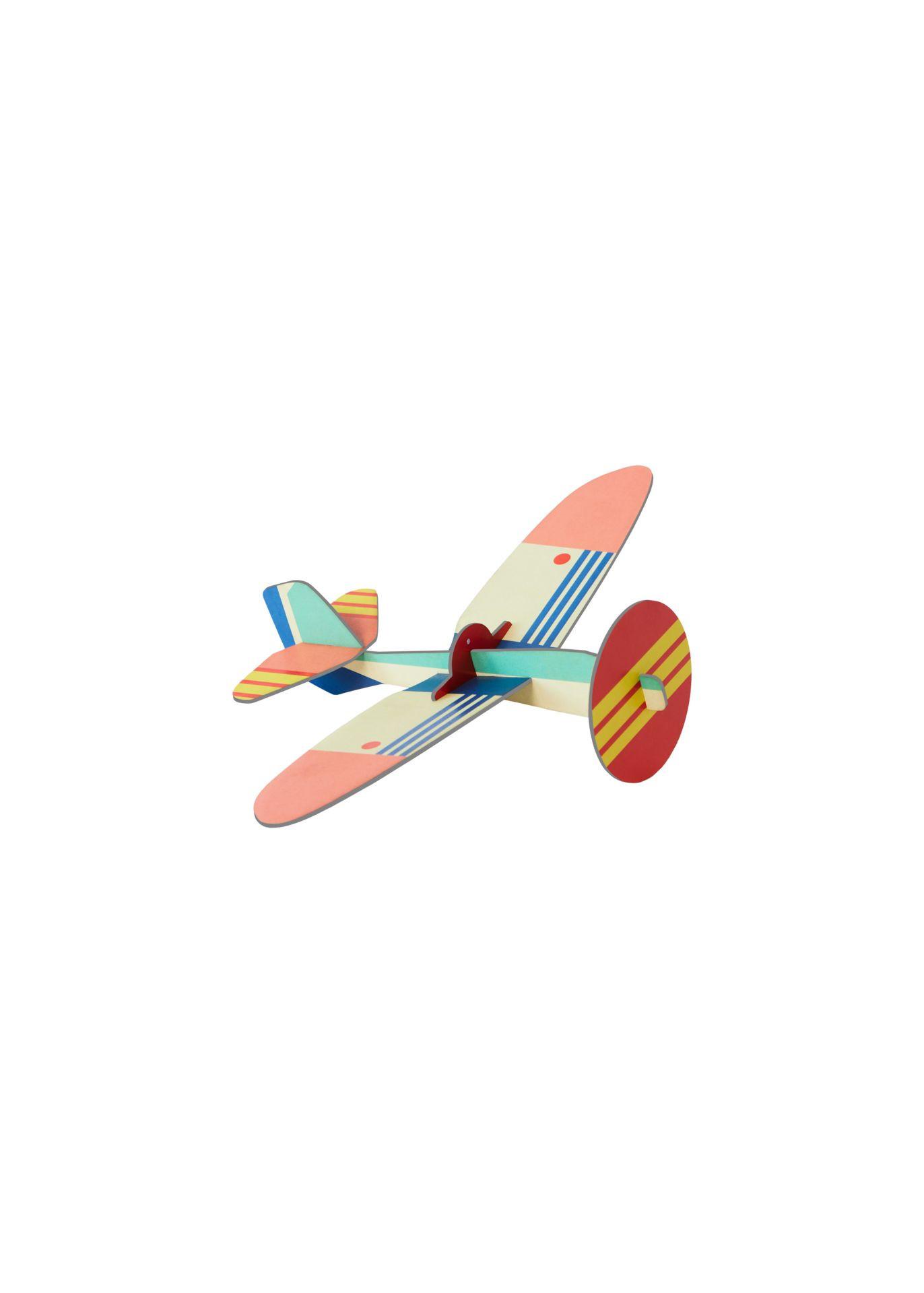 DEKOFIGUR Mobil Leuchts Flugz 7/18.7 cm - Multicolor, Wellpappe (0.09/18.7/28cm) - Studio Roof