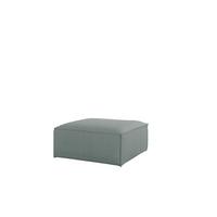 POLSTERHOCKER Celes Premium 85x85cm - Pastellblau, Holzwerkstoff/Textil (85/40/85cm) - Fun Möbel