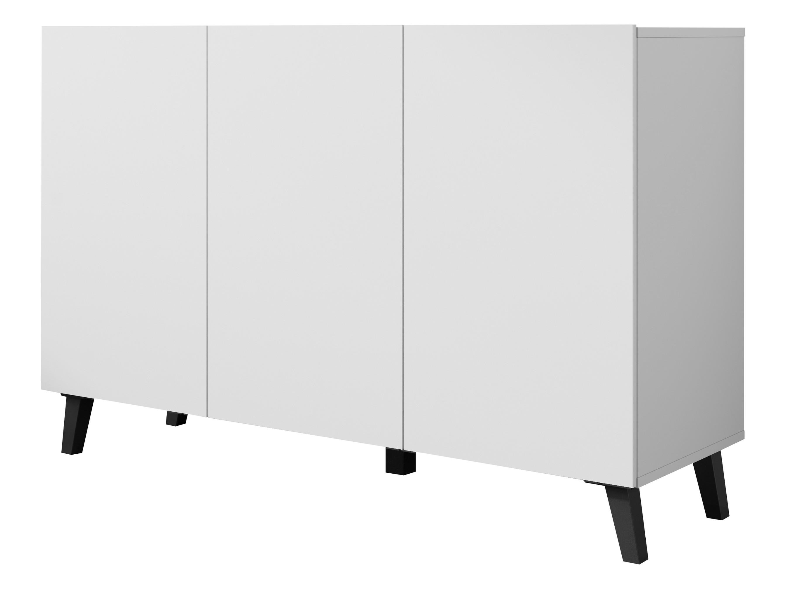 KOMMODE Phuket 120 - Schwarz/Weiß, Holzwerkstoff/Kunststoff (120/76/39cm) - MIRJAN24