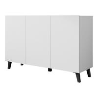 KOMMODE Phuket 120 - Schwarz/Weiß, Holzwerkstoff/Kunststoff (120/76/39cm) - MIRJAN24