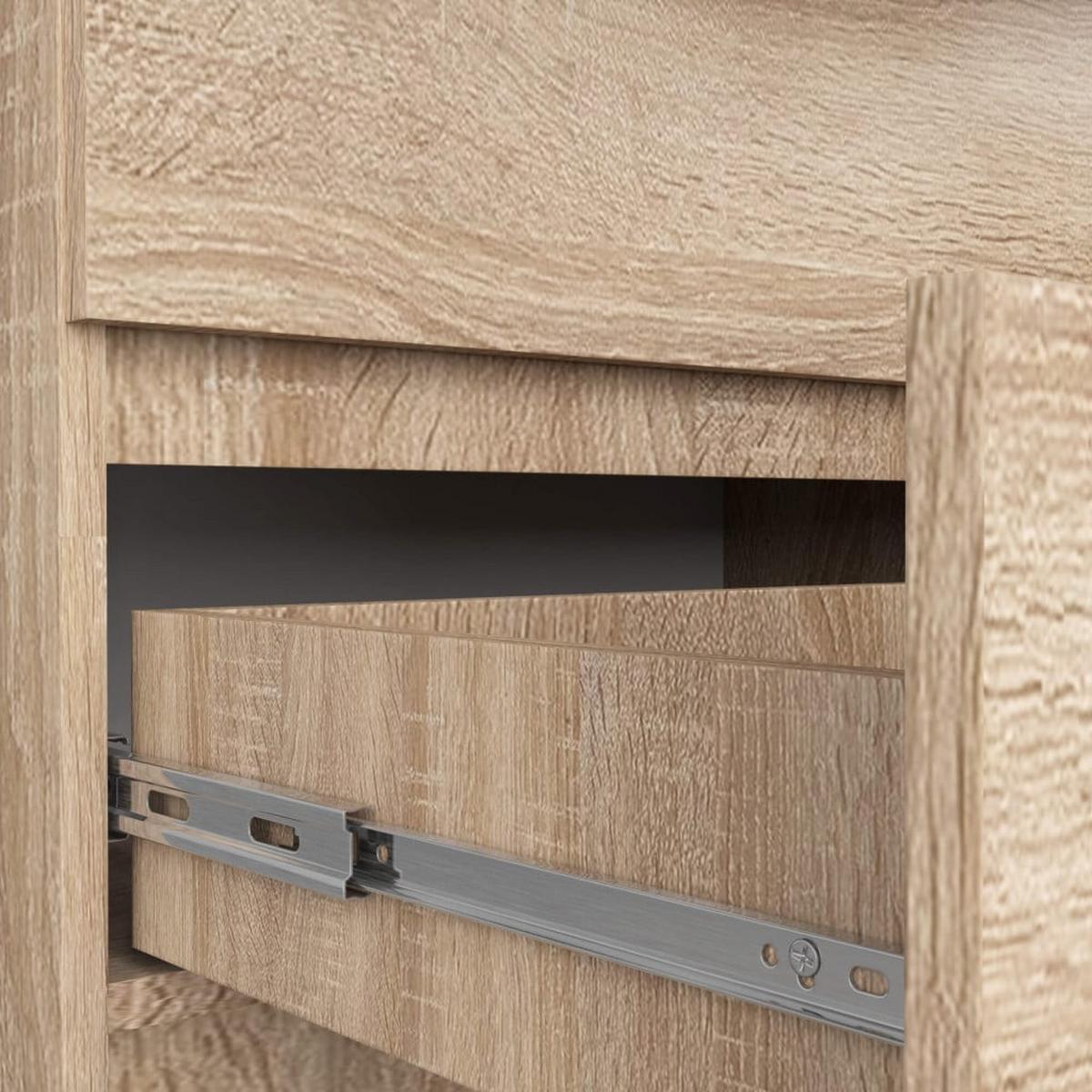 KOMMODE Eiche Sonoma 99/138/40 - Sonoma Eiche, Holzwerkstoff (138/99/40cm) - RAUMHIRSCH FURNITURE