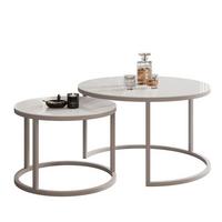 COUCHTISCH CIRI 2-in-1 GLAS KASCHMIR - Kaschmir/Beige, Glas (70/70/47cm) - Lookway