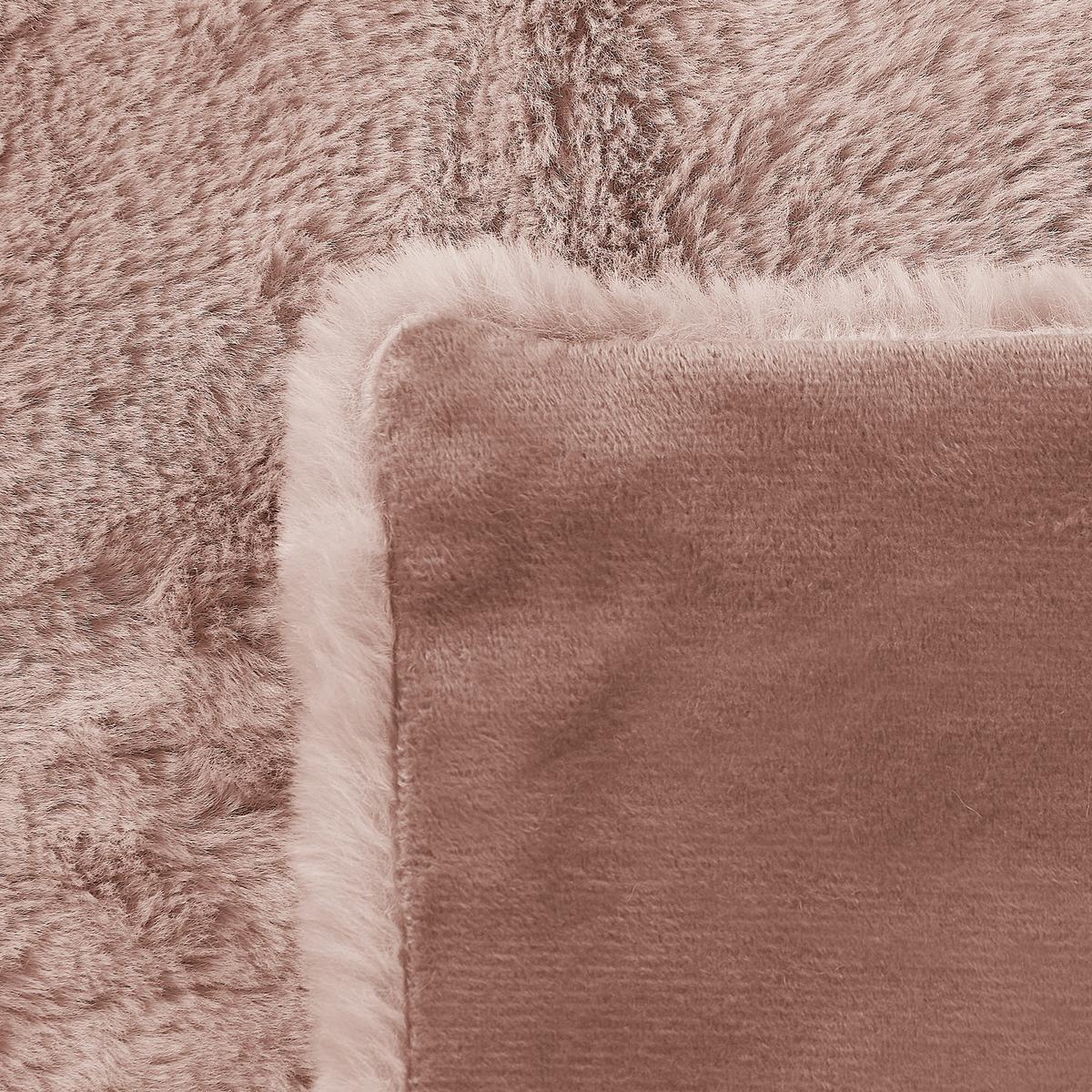 DECKE Pastellrosa Chaab 150/200 cm - Pink, Textil (150/200cm) - Beliani